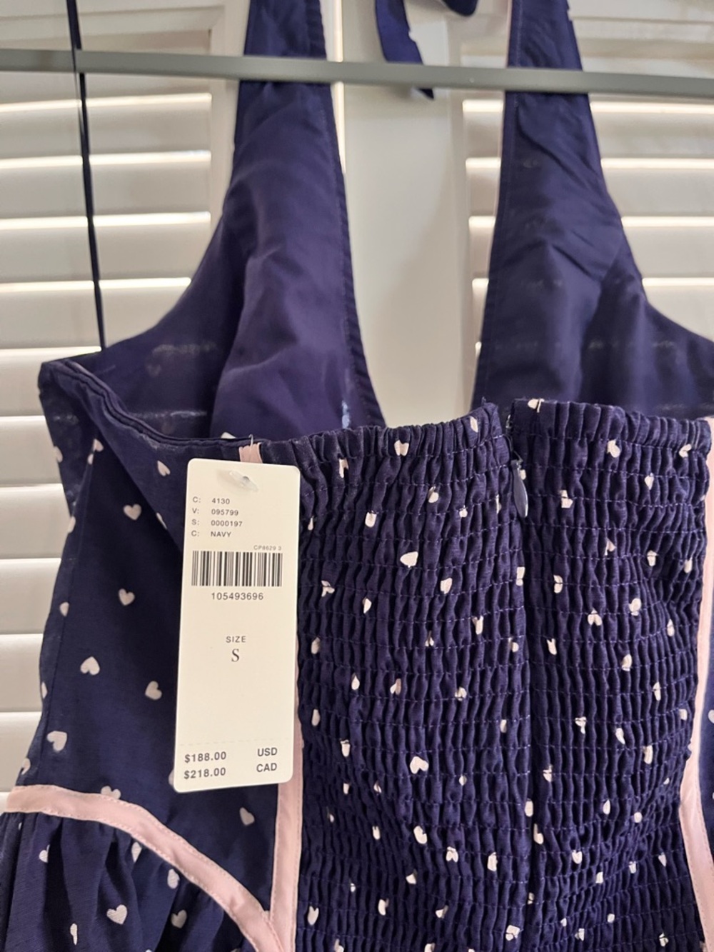 Anthropologie Maeve V-Neck Waisted Halter Midi Dress NWT - Picture 4 of 5